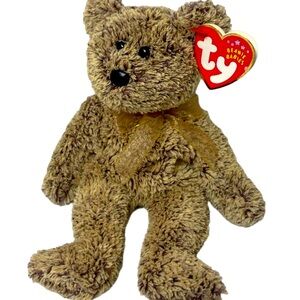 Rare Vintage Bear 2001 Harry Brown Bear Collectible Ty Beanie Babies Collection